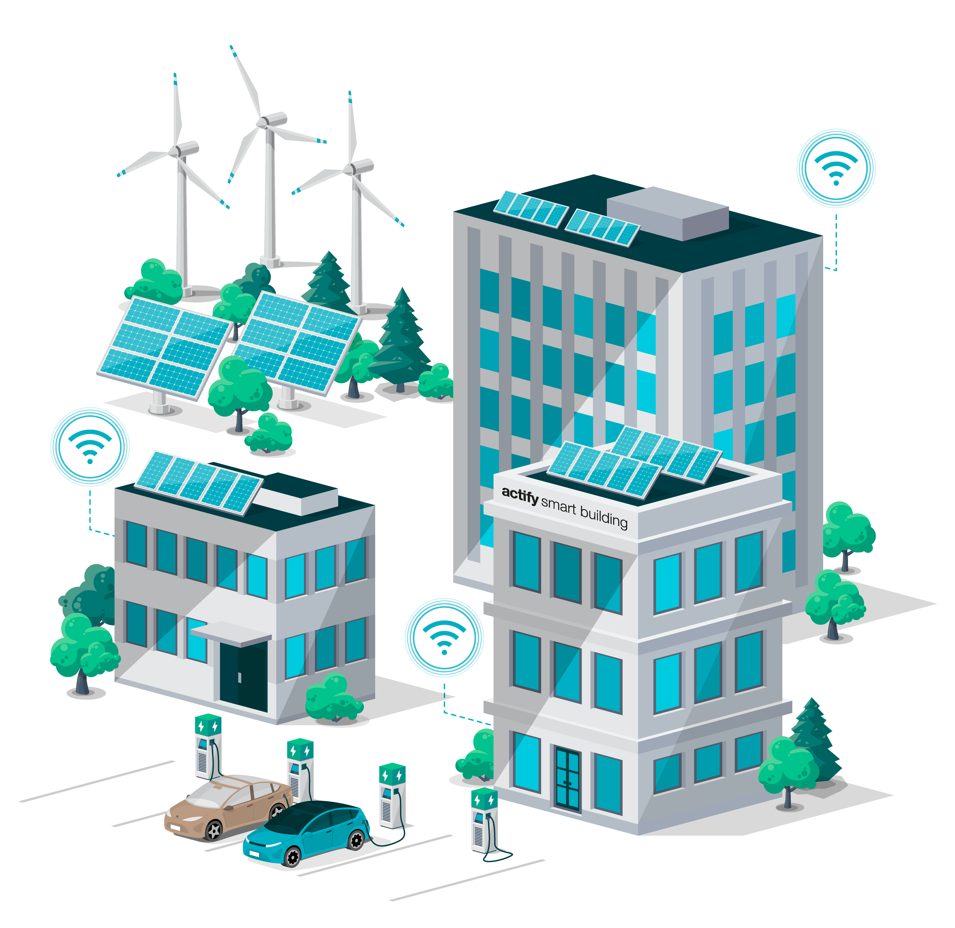 Smartbuilding Gif Actify Smart Building | Skær 20% af din energiregning | Free trial